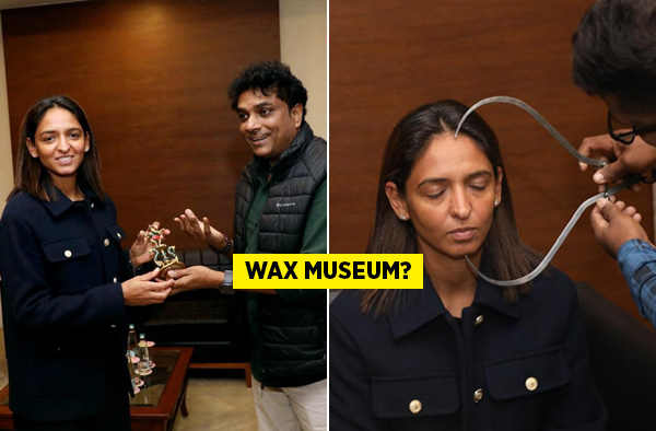 Jaipur Wax Museum to honour Harmanpreet Kaur with her Wax Statue. PC: X