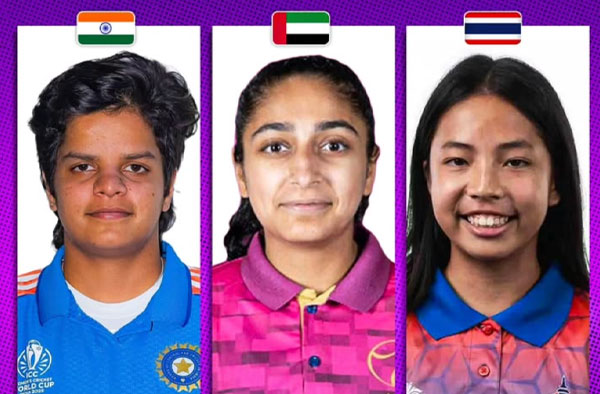 Shafali Verma, Esha Oza and Thipatcha Putthawong nominated for ICC's Monthly Award for November 2025