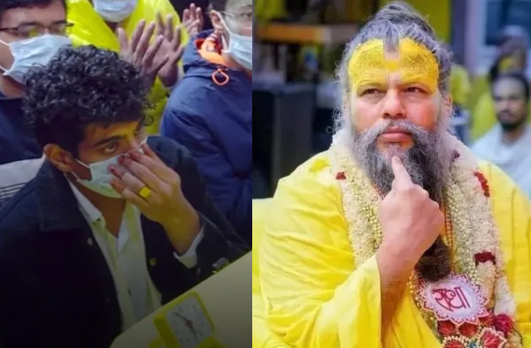 Palash Muchhal’s Spiritual Visit to Premanand Maharaj Sparks Curiosity Over Wedding Delay With Smriti Mandhana. PC: YouTube