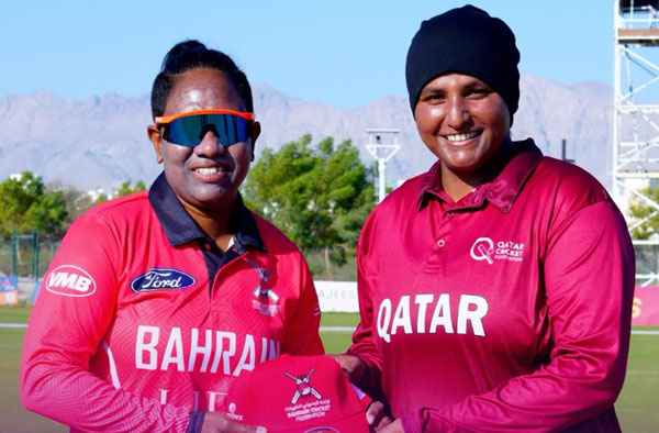 Qatar Women Beat Bahrain Women by 48 Runs, Aysha scored 41 Runs