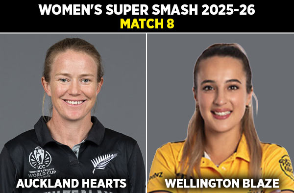 Match 8: Auckland Hearts Women vs Wellington Blaze Women | Squads, Players to Watch, Live Streaming Details