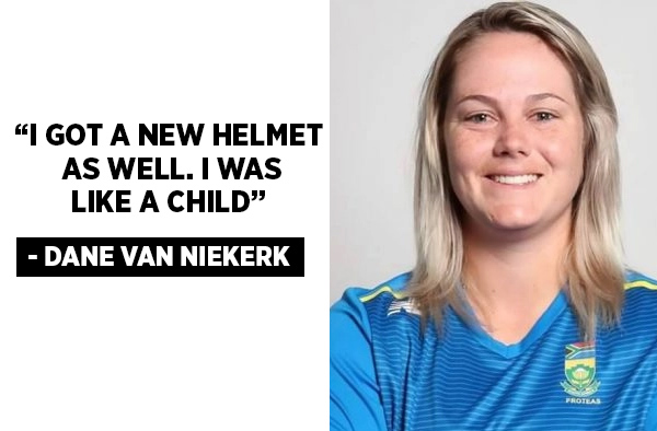 Dane Van Niekerk is excited to be back in South Africa national squad. 