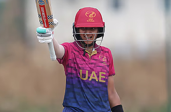 UAE's Esha Oza Becomes First Female Cricketer from Associate Nations to Surpass 3000 T20I Runs