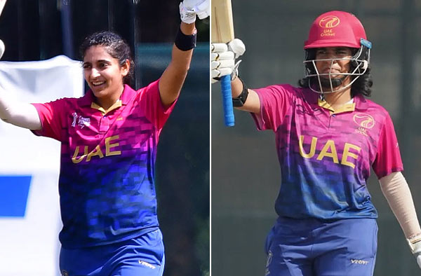Esha Oza's Fifth T20I Century, Samaira Dharnidharka's Hat-Trick Keeps UAE's Unbeaten Run Alive