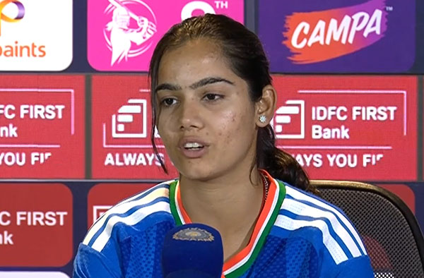 Vaishnavi Sharma Credits Harmanpreet Kaur's Faith After Composed India Debut