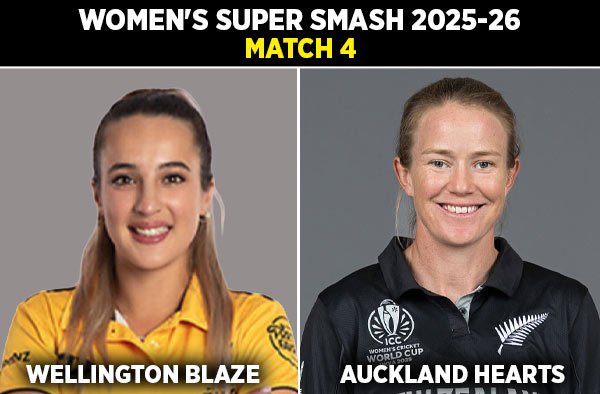 Match 4: Wellington Blaze Women vs Auckland Hearts Women | Squads, Players to Watch, Live Streaming Details