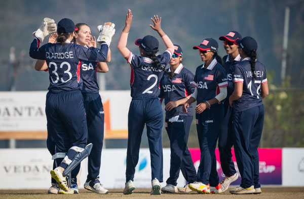 USA Women's Cricket Team. PC: ICC