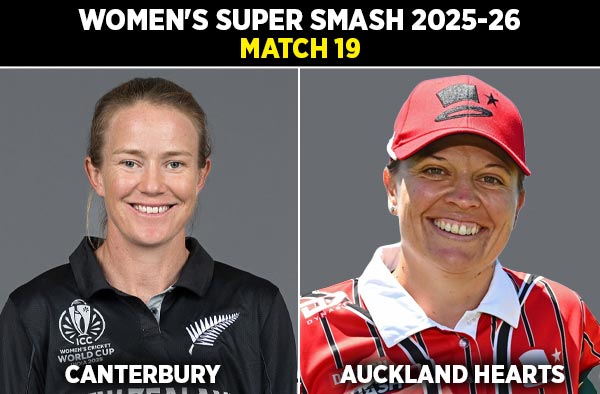 Match 19: Auckland Hearts Women vs Canterbury Magicians Women | Squads, Players to Watch, Live Streaming Details