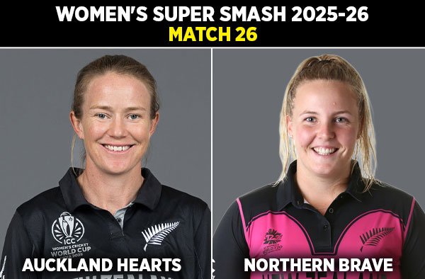 Match 26: Auckland Hearts Women vs Northern Brave Women | Squads, Players to Watch, Live Streaming Details