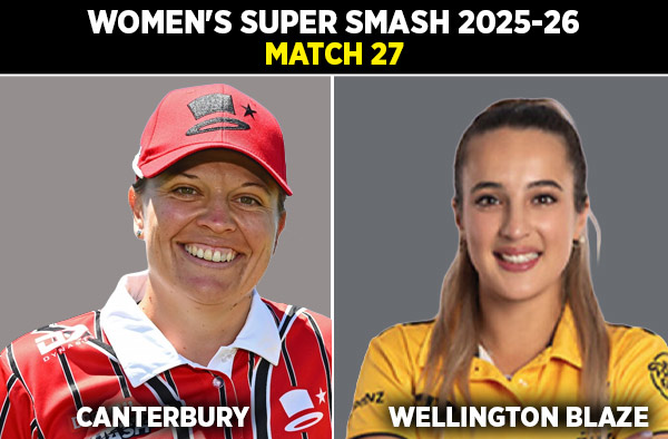Match 27: Canterbury Magicians Women vs Wellington Blaze Women | Squads, Players to Watch, Live Streaming Details