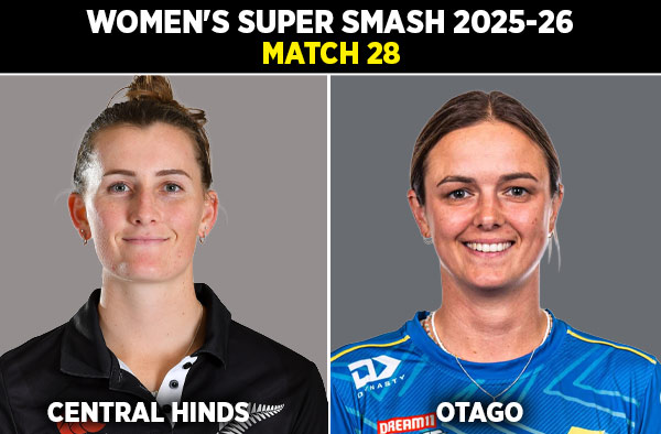 Match 28: Central Hinds Women vs Otago Sparks Women | Squads, Players to Watch, Live Streaming Details