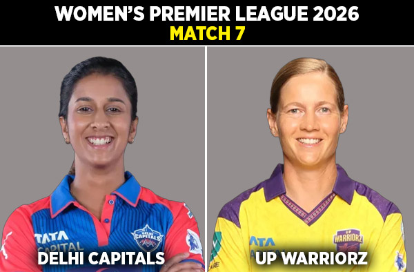 Where to Watch Match 7 of WPL 2026 – Delhi Capitals vs UP Warriorz? Live Streaming Details