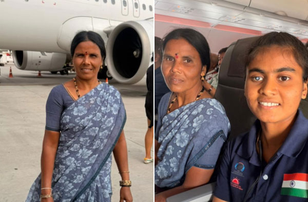 "She Gave Me Wings," Captain Deepika TC's Emotional First Flight with Mother Goes Viral