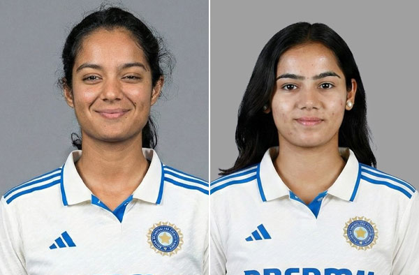Pratika Rawal, Vaishnavi Sharma Headline India Women's Test Squad for Australia Tour 2026