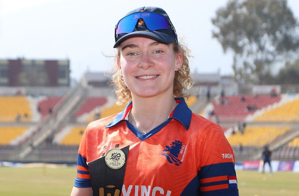 Isabel Van der Woning Shines as Netherlands Women Clinch Nail-Biting Win Over Nepal