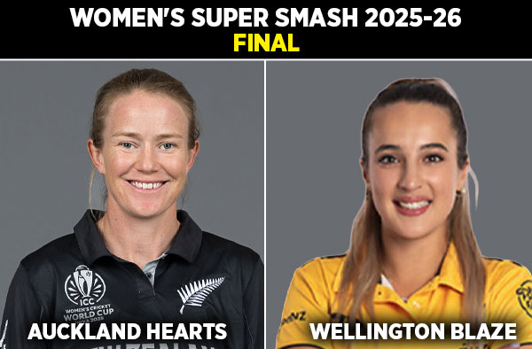 Final: Auckland Hearts Women vs Wellington Blaze Women | Squads, Players to Watch, Live Streaming Details