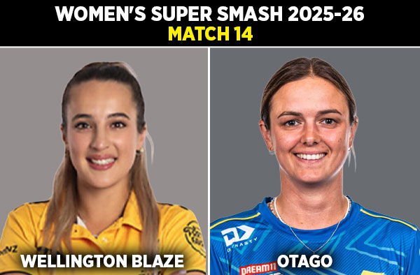 Match 14: Wellington Blaze Women vs Otago Sparks Women | Squads, Players to Watch, Live Streaming Details