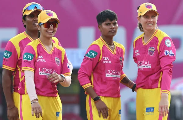 UP Warriorz Don Pink Jerseys to Champion Girls' Education During Mumbai Indians Game