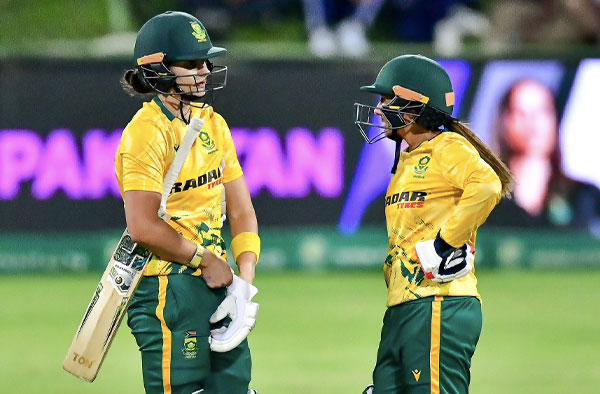 South Africa Beat Pakistan Women in Last-Ball Thriller chasing 181, courtesy Kayla Reyneke's heroic. PC: Proteas Women / X