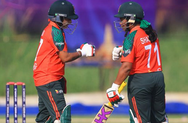 Bangladesh A Women Beat Thailand by 3 Wickets to Qualify for Semi-Finals. PC: ACC