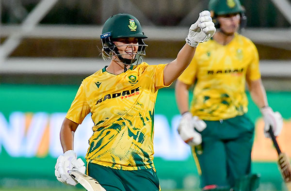 Kayla Reyneke’s Dream Debut Powers South Africa to Record Chase Against Pakistan. PC: Getty