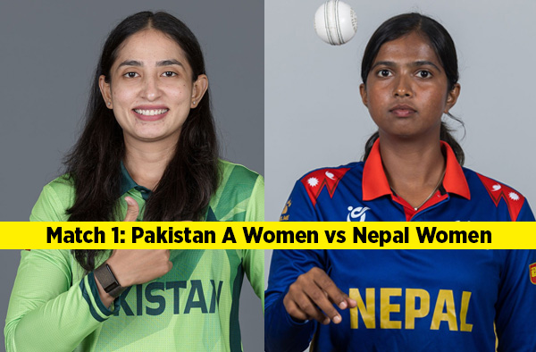 Match 1: Pakistan A Women vs Nepal Women | Squads, Players to Watch, Live Streaming, Pitch and Weather Report