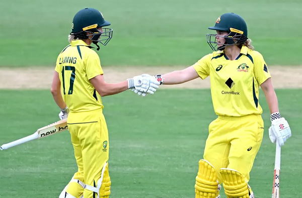 Top 5: Youngest Australians to 2000 International Runs: Meg Lanning, Phoebe Litchfield and Legends List. PC: Getty
