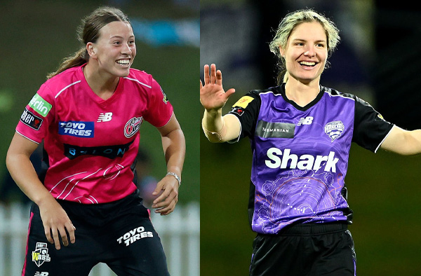 Nicola Carey, Caoimhe Bray honoured at Australian Cricket Awards for outstanding 2025-26 Season. PC: Getty