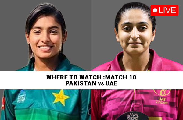Where to Watch Match 10 – UAE Women vs Pakistan A Women? Live Streaming Details