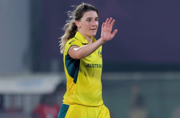 Annabel Sutherland for Australia during the Women's ODI World Cup 2025