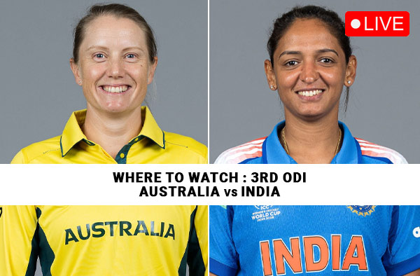 Where to Watch 3rd ODI – Australia Women vs India Women? Live Streaming Details