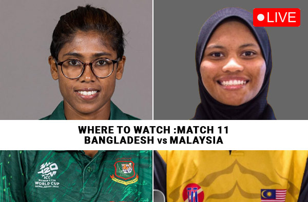 Where to Watch Match 11 – Bangladesh A Women vs Malaysia Women? Live Streaming Details