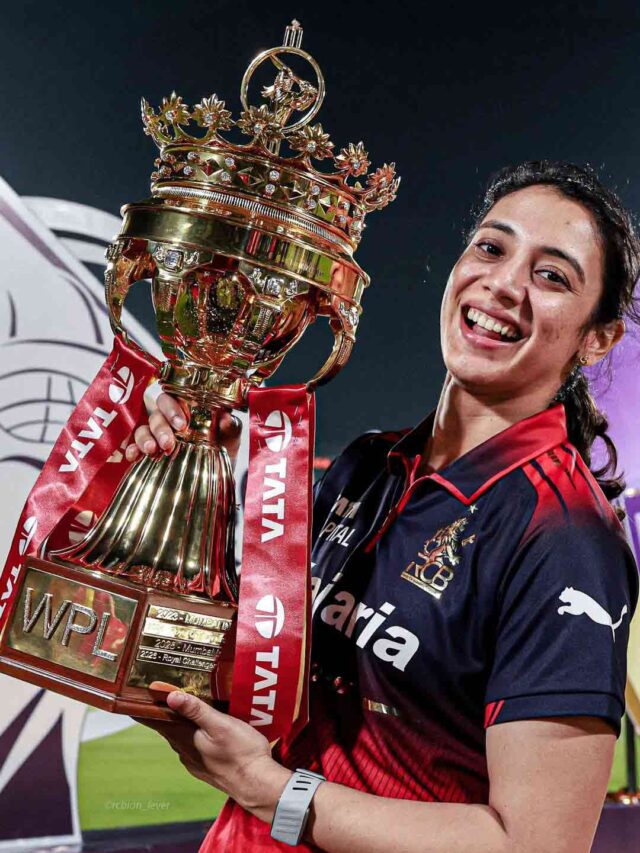 In Pictures: Smriti Mandhana’s Celebratory Moments with the WPL 2026 Trophy