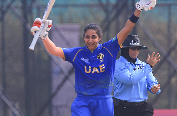 UAE Women Register Consecutive Wins as Esha Oza's 125 Helps Beat Nepal
