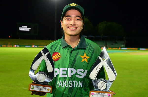 Fatima Sana's 90 Runs and All-Round Heroics Earn her Player of the Series in South Africa T20I Series