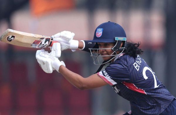 Gargi Bhogle of United States bats during the ICC Women's T20 World Cup 2026 Qualifier