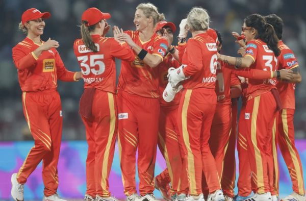 Gujarat Giants registered 5 wins from eight outings in WPL 2026 league games