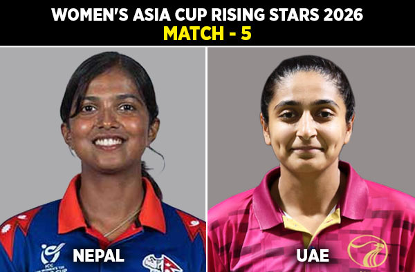 Match 5: Nepal Women vs United Arab Emirates Women | Squads, Players to Watch, Live Streaming Details