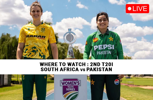 Where to Watch 2nd T20I – South Africa Women vs Pakistan Women? Live Streaming Details