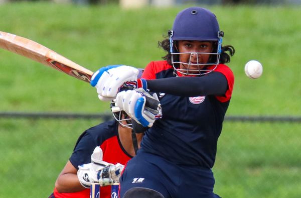 Gargi Bhogle of United States bats for Western Conference during a domestic game