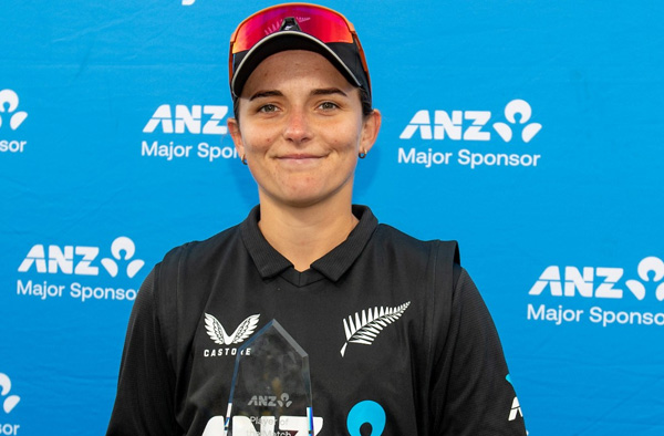 Amelia Kerr Scripts History With Second T20I Ton as New Zealand Seal 4-1 Series Win. PC: WhiteFerns / x