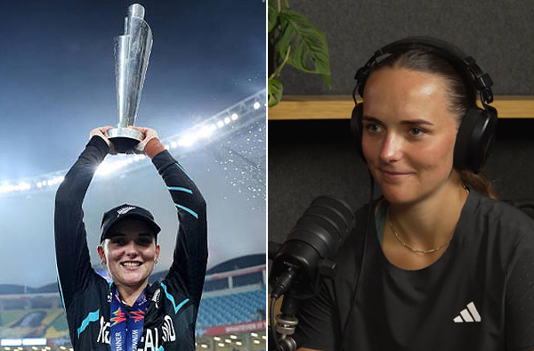 Amelia Kerr Opens Up on Cramping, Clutch Wickets and Winning 2024 T20 World Cup. PC: Between Two Beers Podcast 