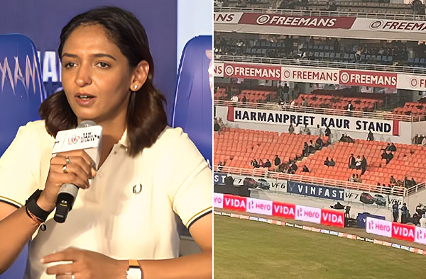 Captain Harmanpreet Kaur Gets Stand Named After Her at Omaxe Stadium in Dwarka