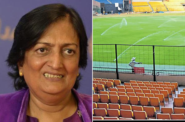 Shantha Rangaswamy Stand: M. Chinnaswamy Stadium, Bangalore