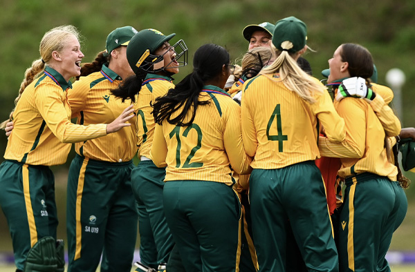 Ashleigh van Wyk's 3-Fer Leads South Africa U19 to 28-Run Win Over Zimbabwe. PC: Getty