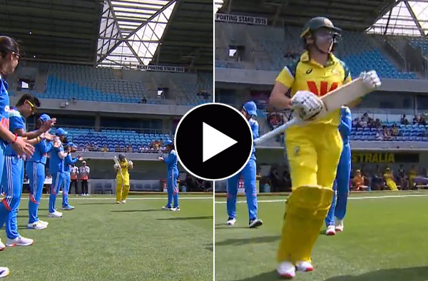 Watch Video: India Women Give Guard of Honour to Alyssa Healy in Emotional ODI Farewell