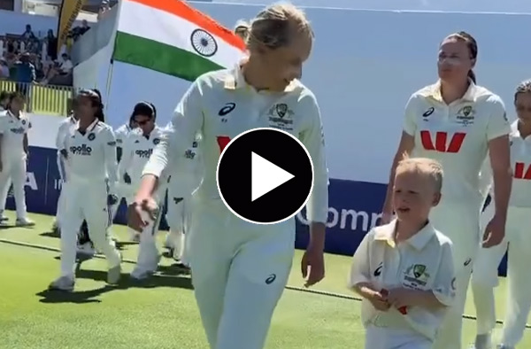 Watch Video: Young Nephew Joins Alyssa Healy for Anthem Ahead of Farewell Test