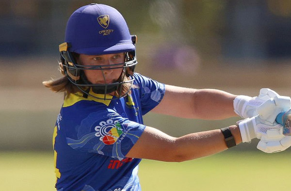 Carly Leeson's 41 Powers ACT Meteors Past Western Australia by 13 Runs