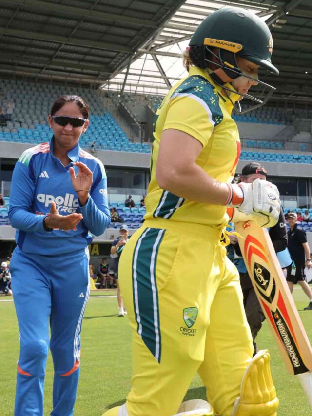 See Pictures: India Applaud Alyssa Healy with Guard of Honour in Farewell ODI