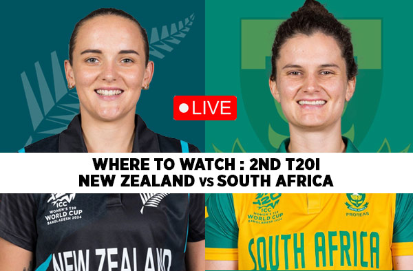 Where to Watch 2nd T20I - New Zealand Women vs South Africa Women: Live Streaming Guide